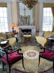 Family Room of The Big House in Andalusia, Pennsylvania